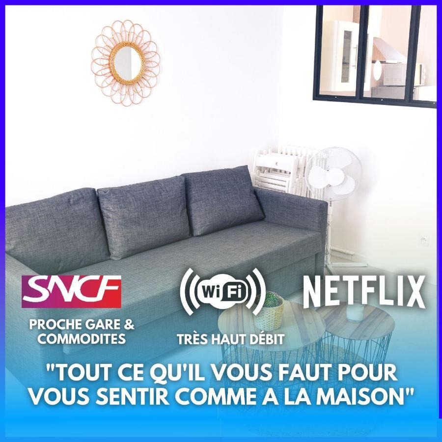 Netflix I Molotov I Lit 160X200 I Proche Gare Et Centre Ville I 39M2 I Wifi Toulon Buitenkant foto